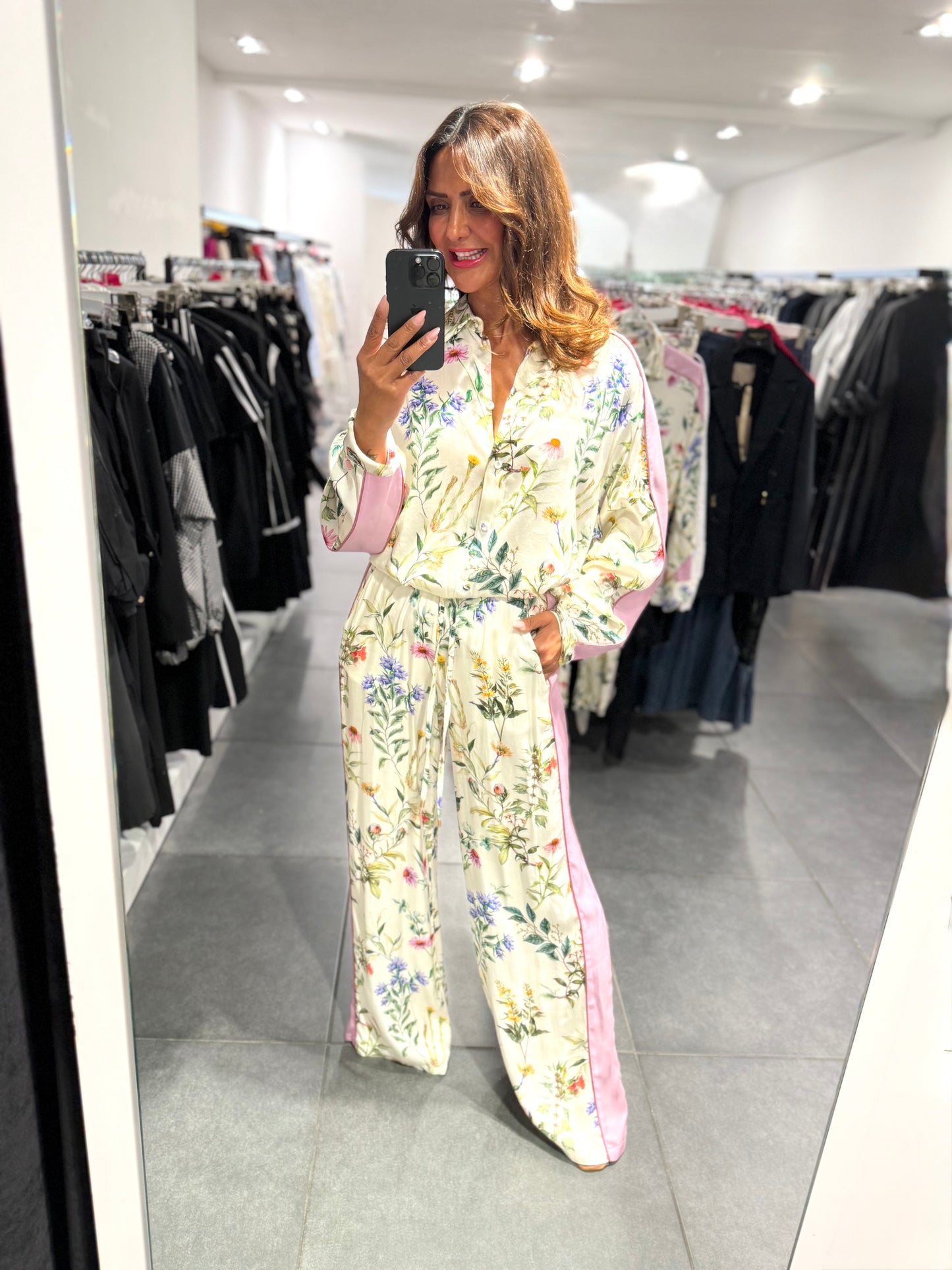 Motel blusa spring flowers