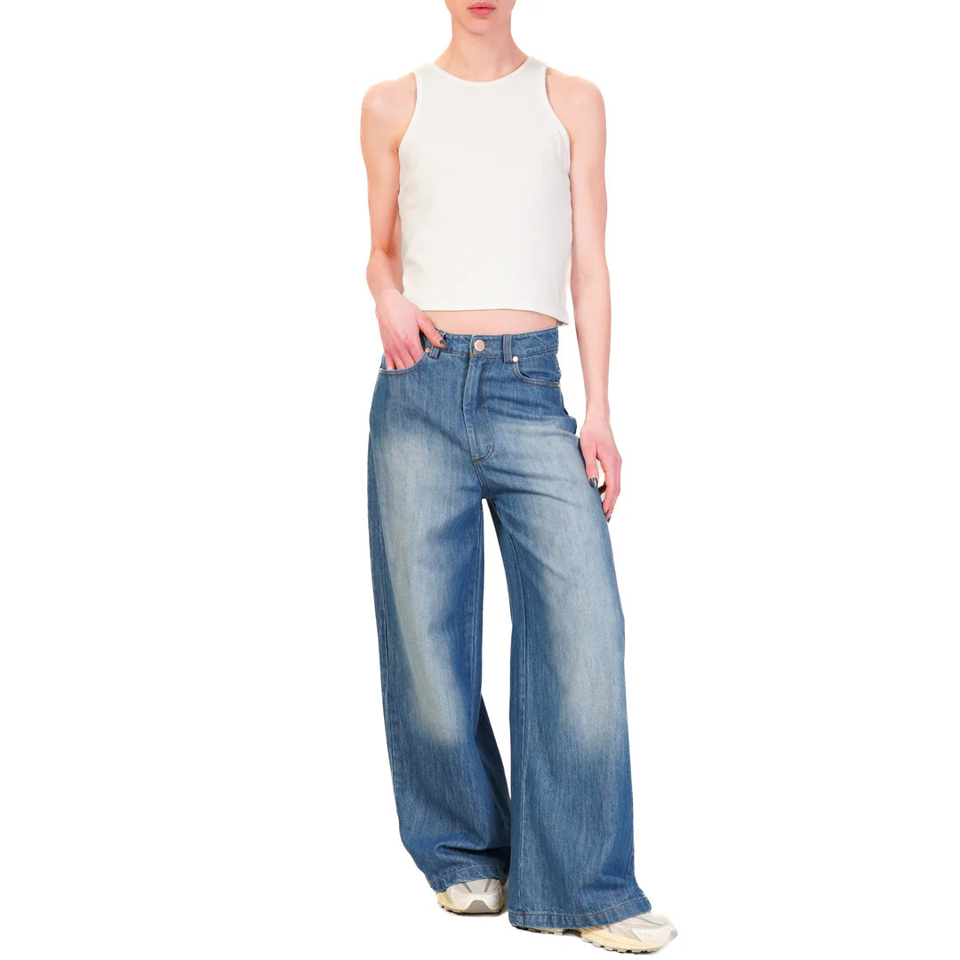 Motel Denim pants palazzo