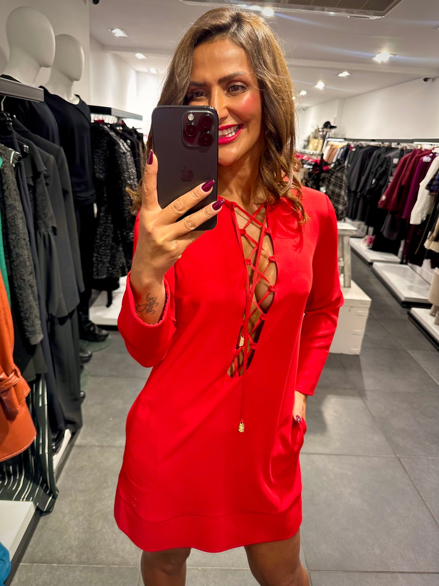 Babylon dress Red