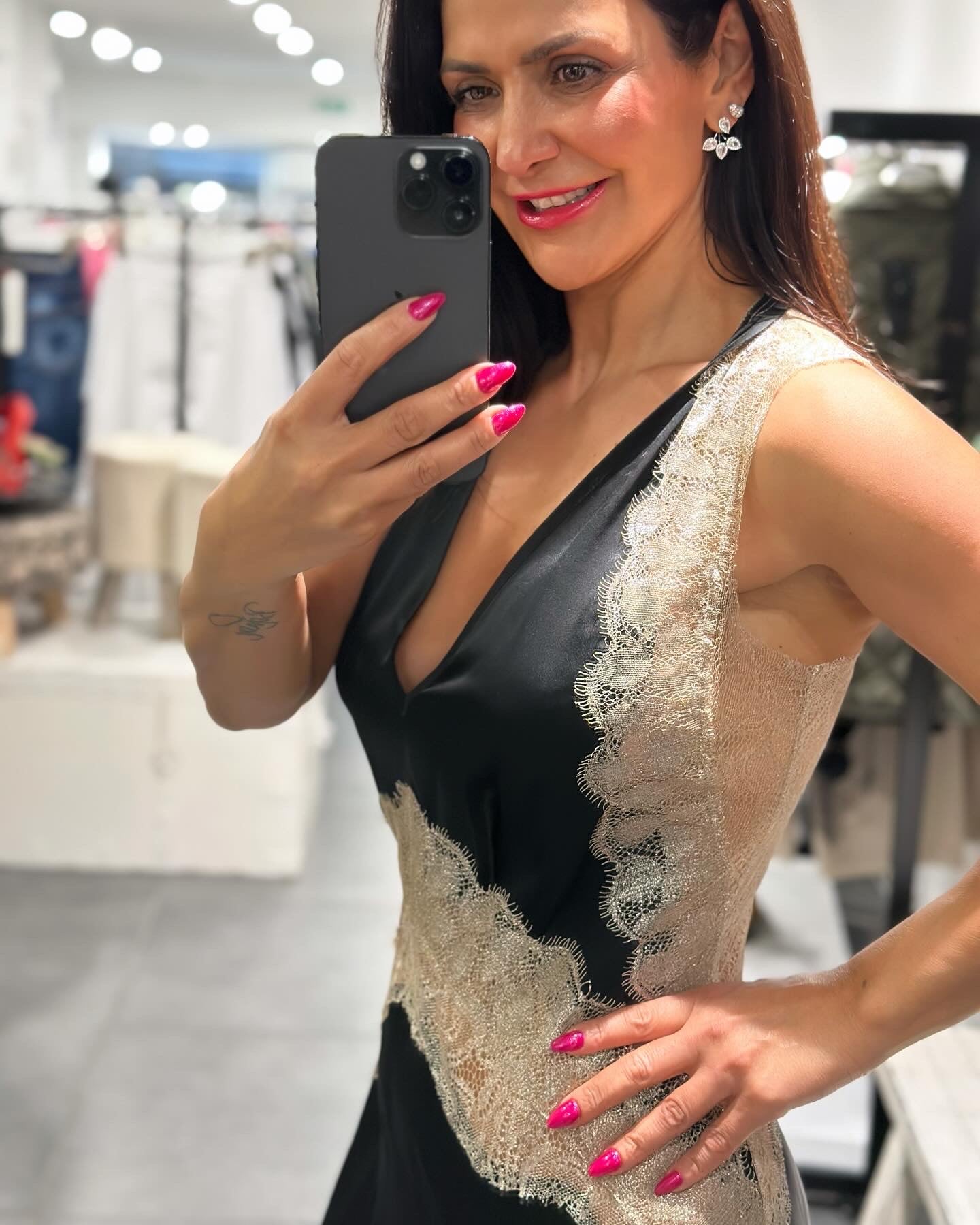 Babylon silk dress lungo