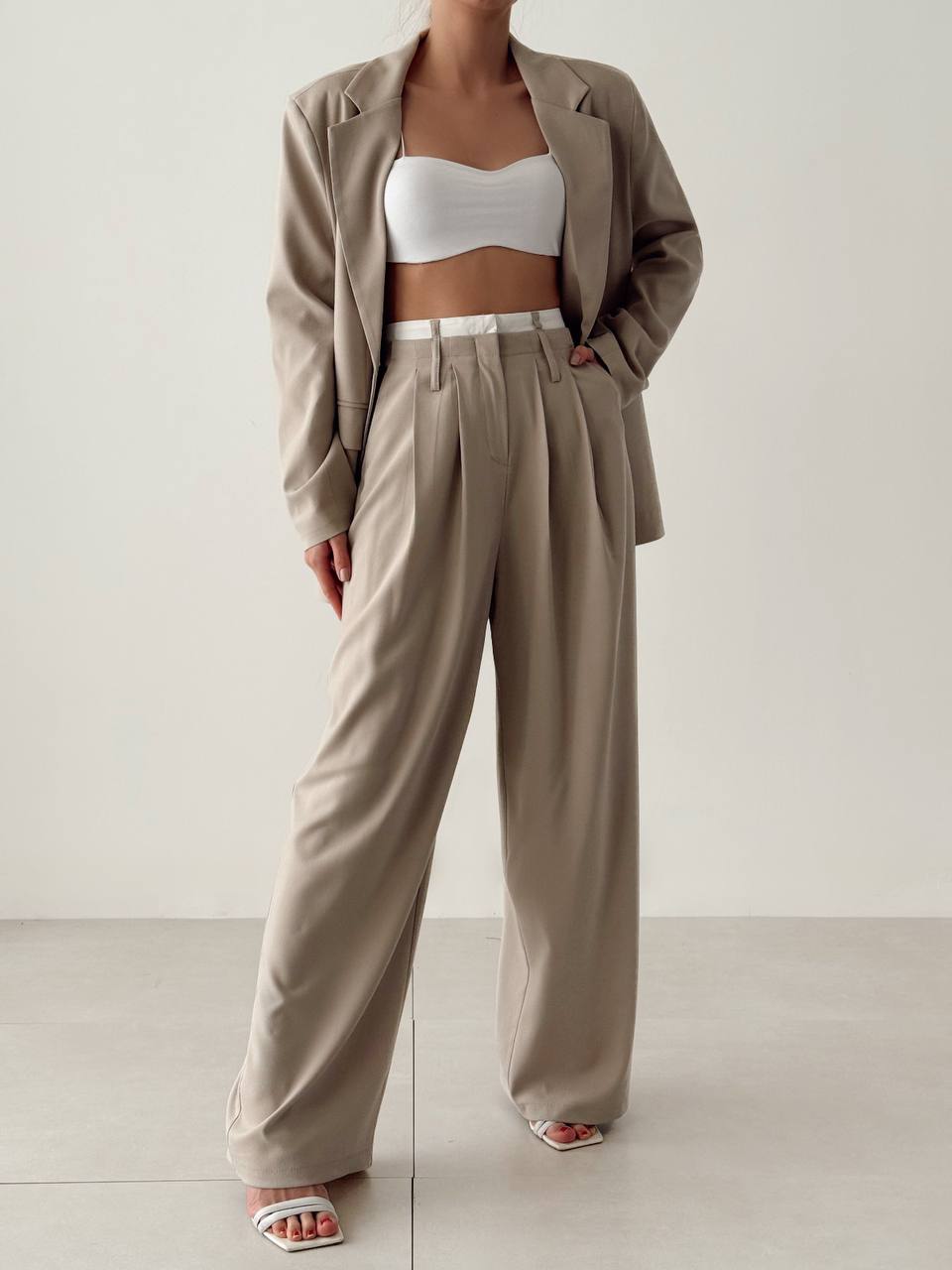 Quzu pants palazzo