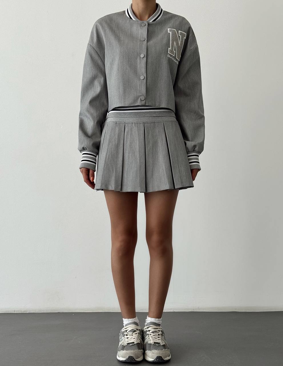 Quzu skirt grey N