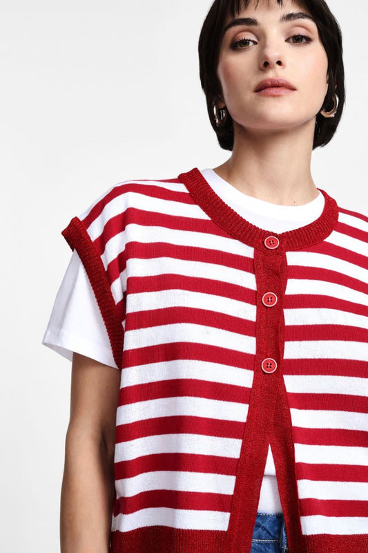 Please fashion gilet tricot