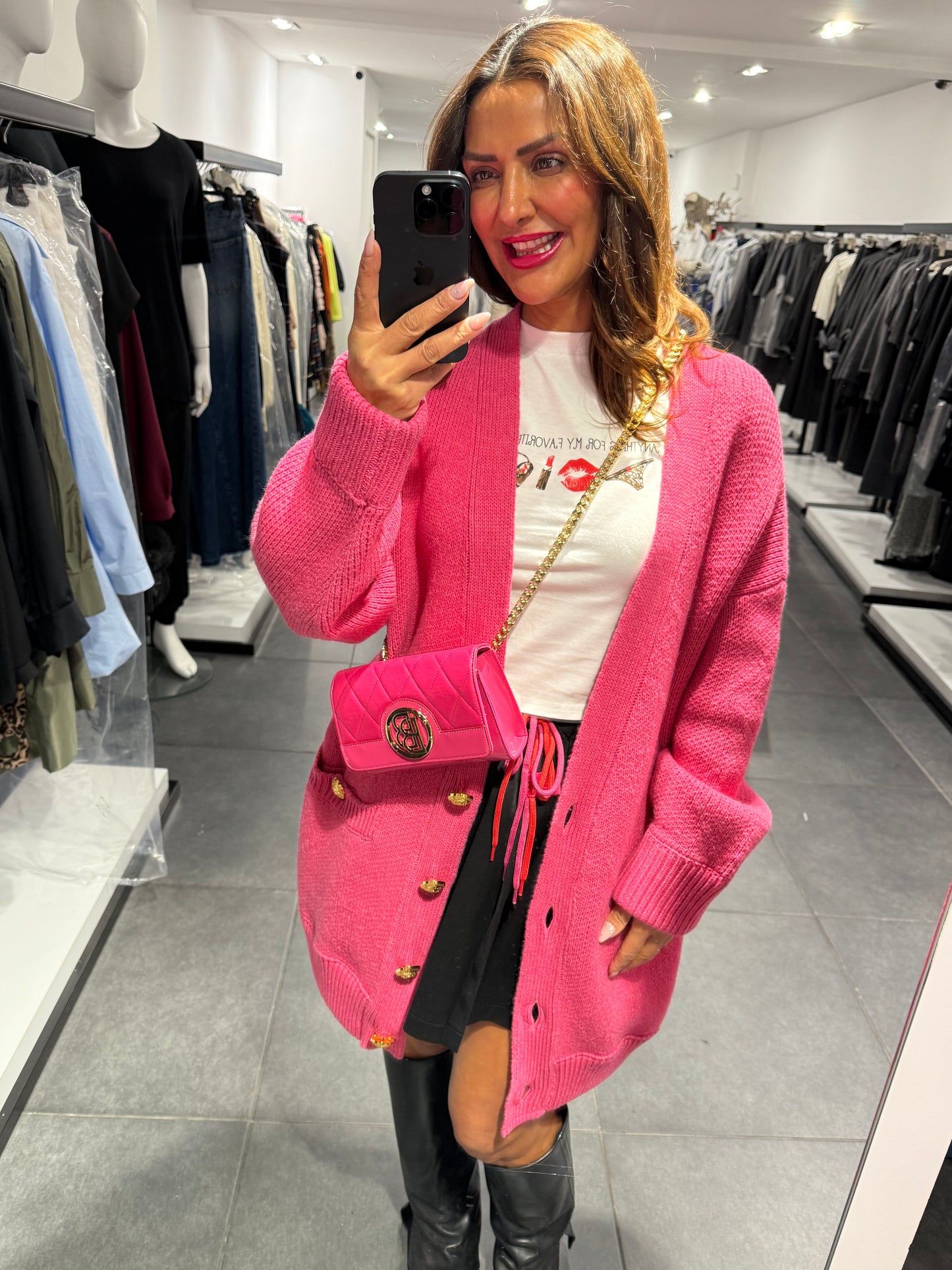 Babylon cardigan pink