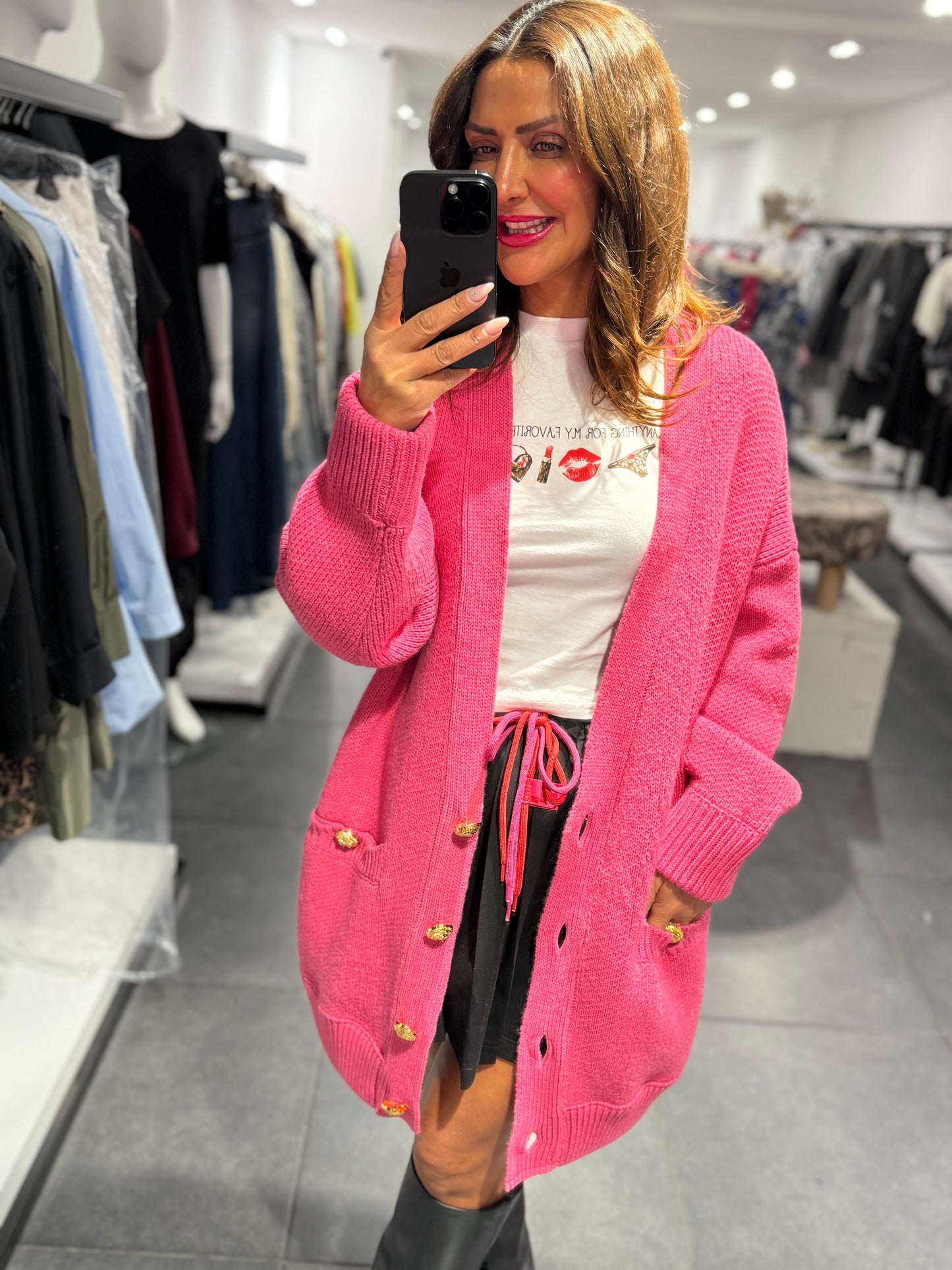 Babylon cardigan pink