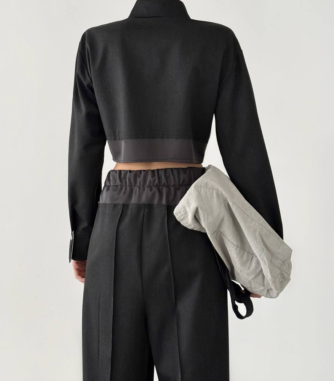 Quzu antraciet pants