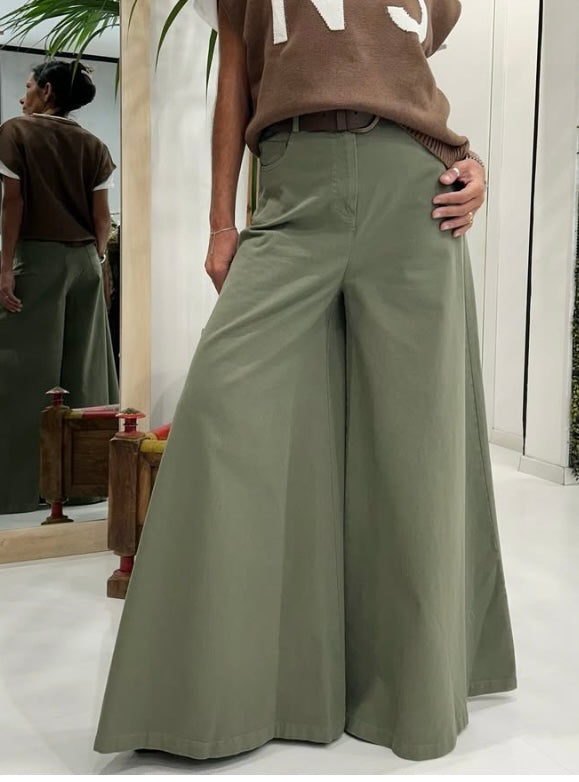 Tensione in big palazzo pants