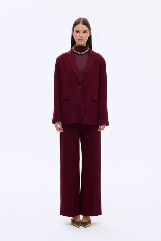 Quzu bordo blazer