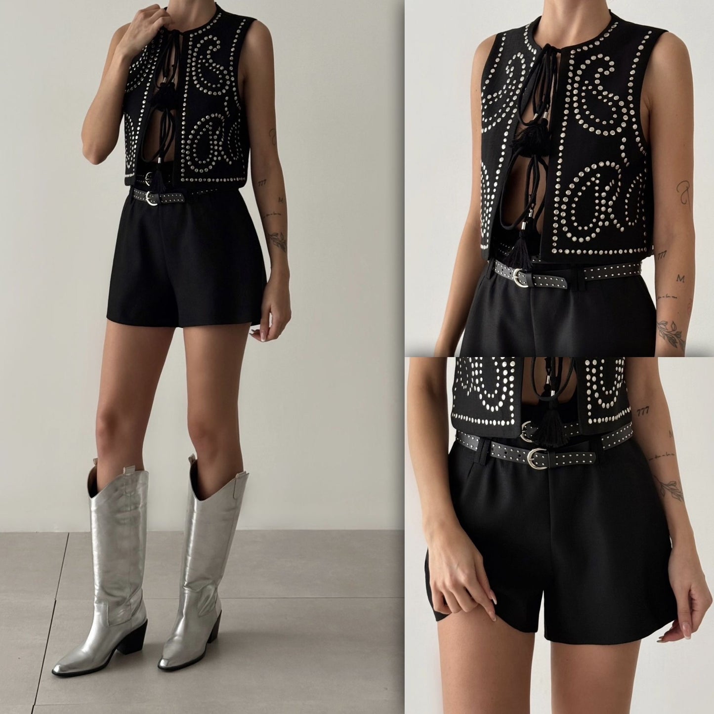 Quzu gilet western