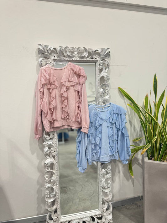 Tension in sweater frange