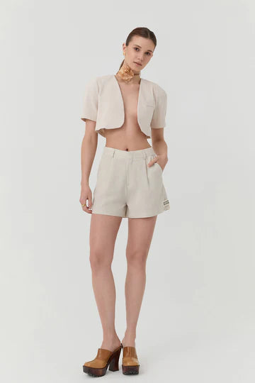 Quzu Short Lino