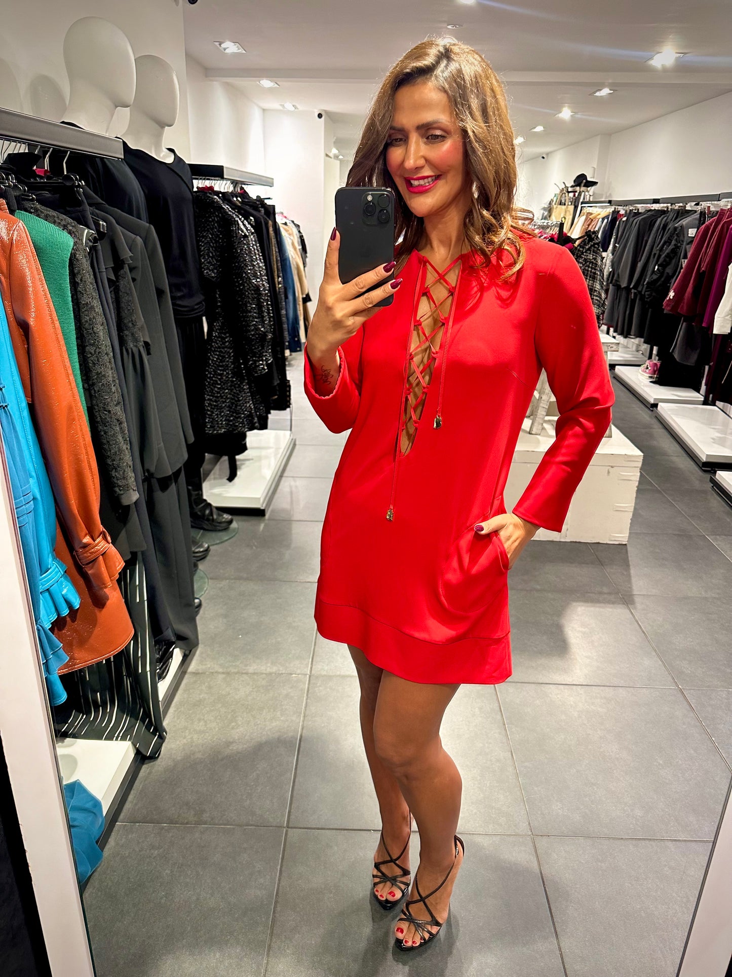 Babylon dress Red