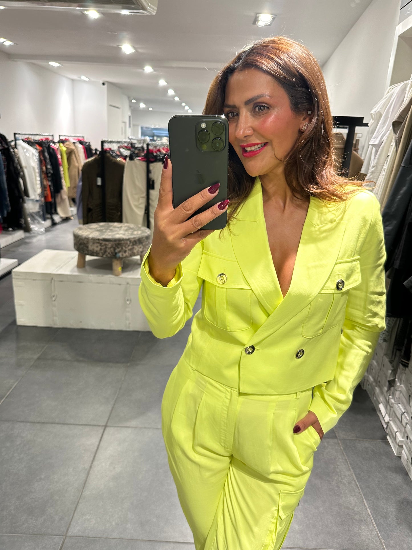 Babylon blazer neon