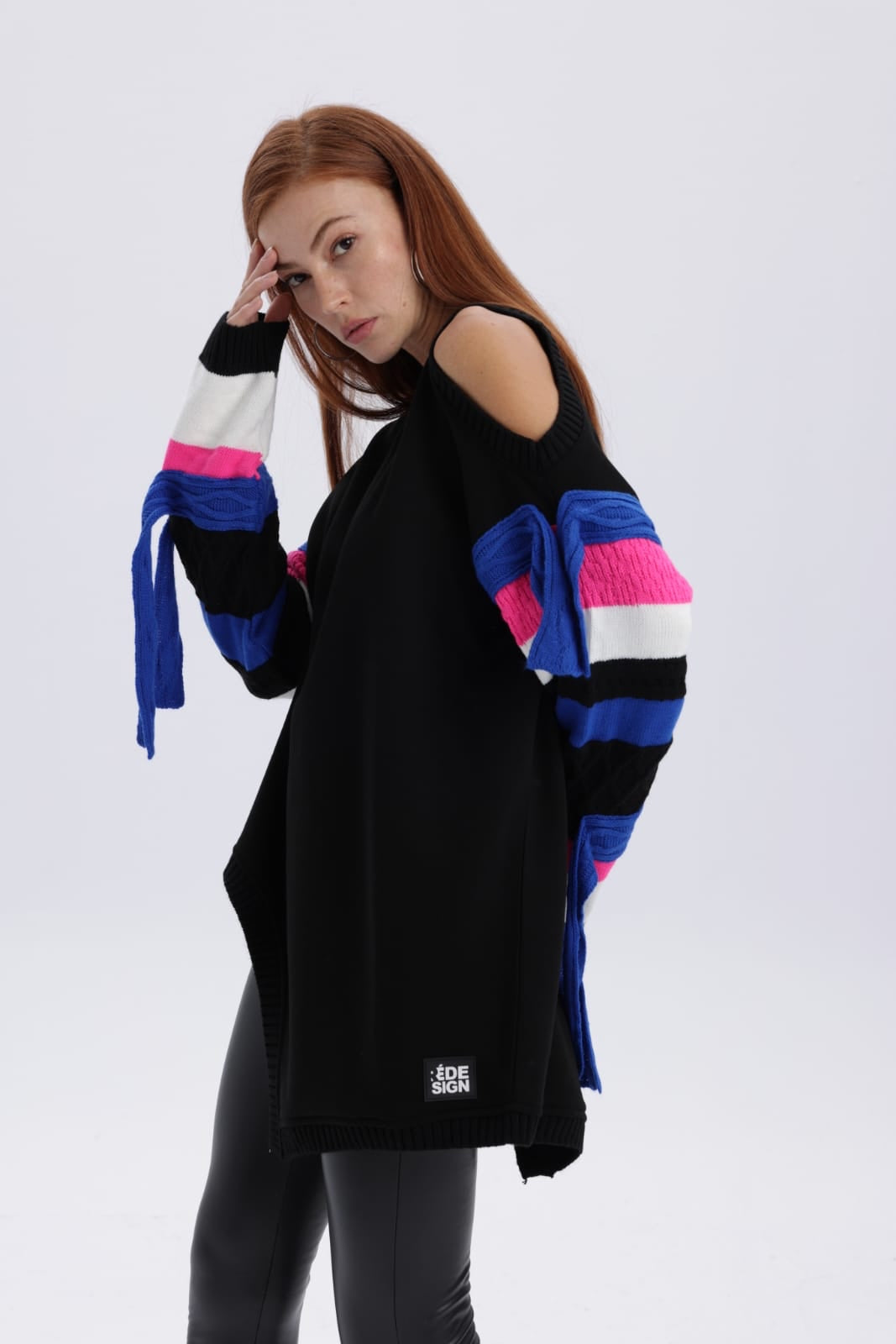 Re-design sweater multicolor