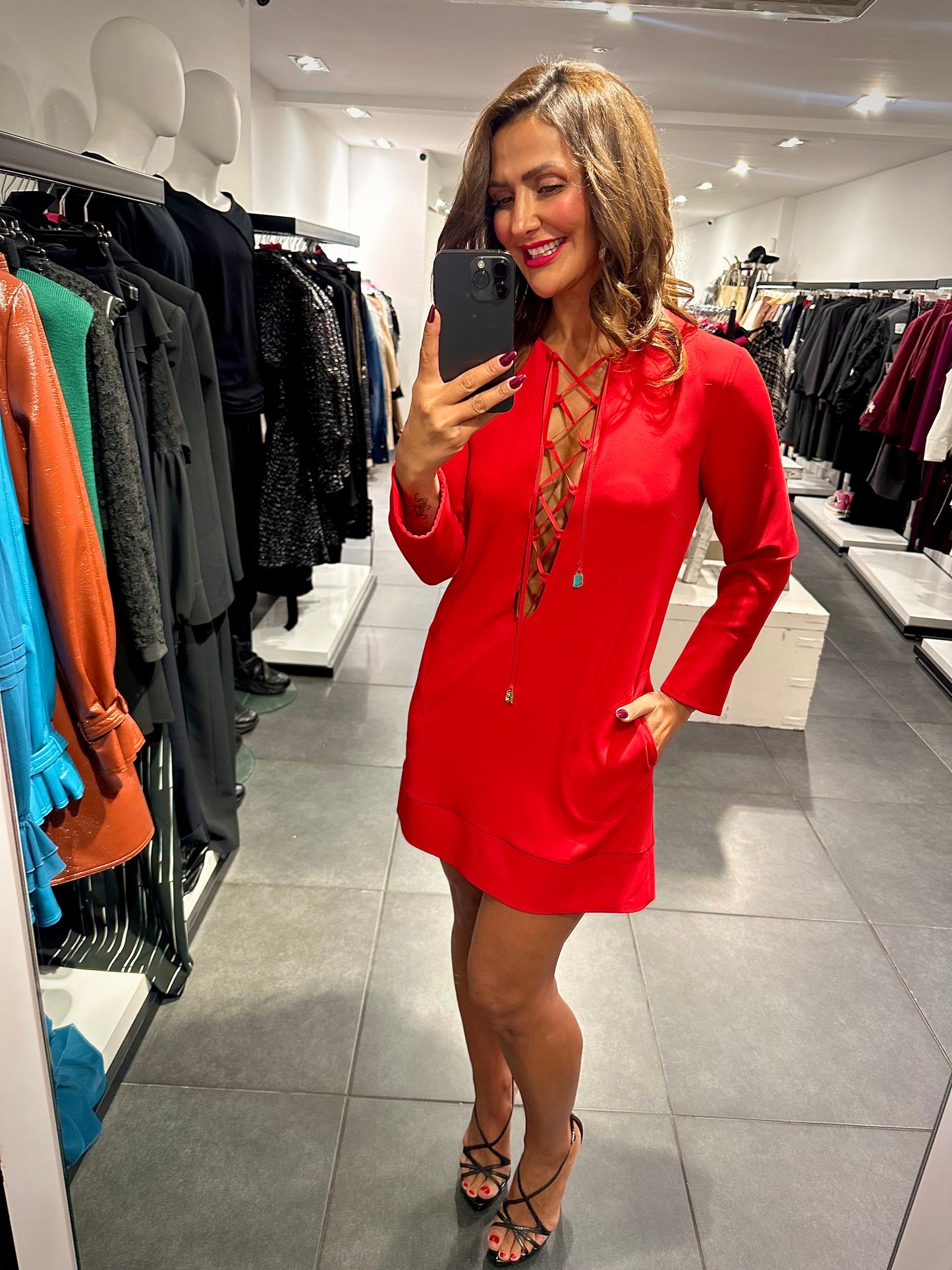 Babylon dress Red