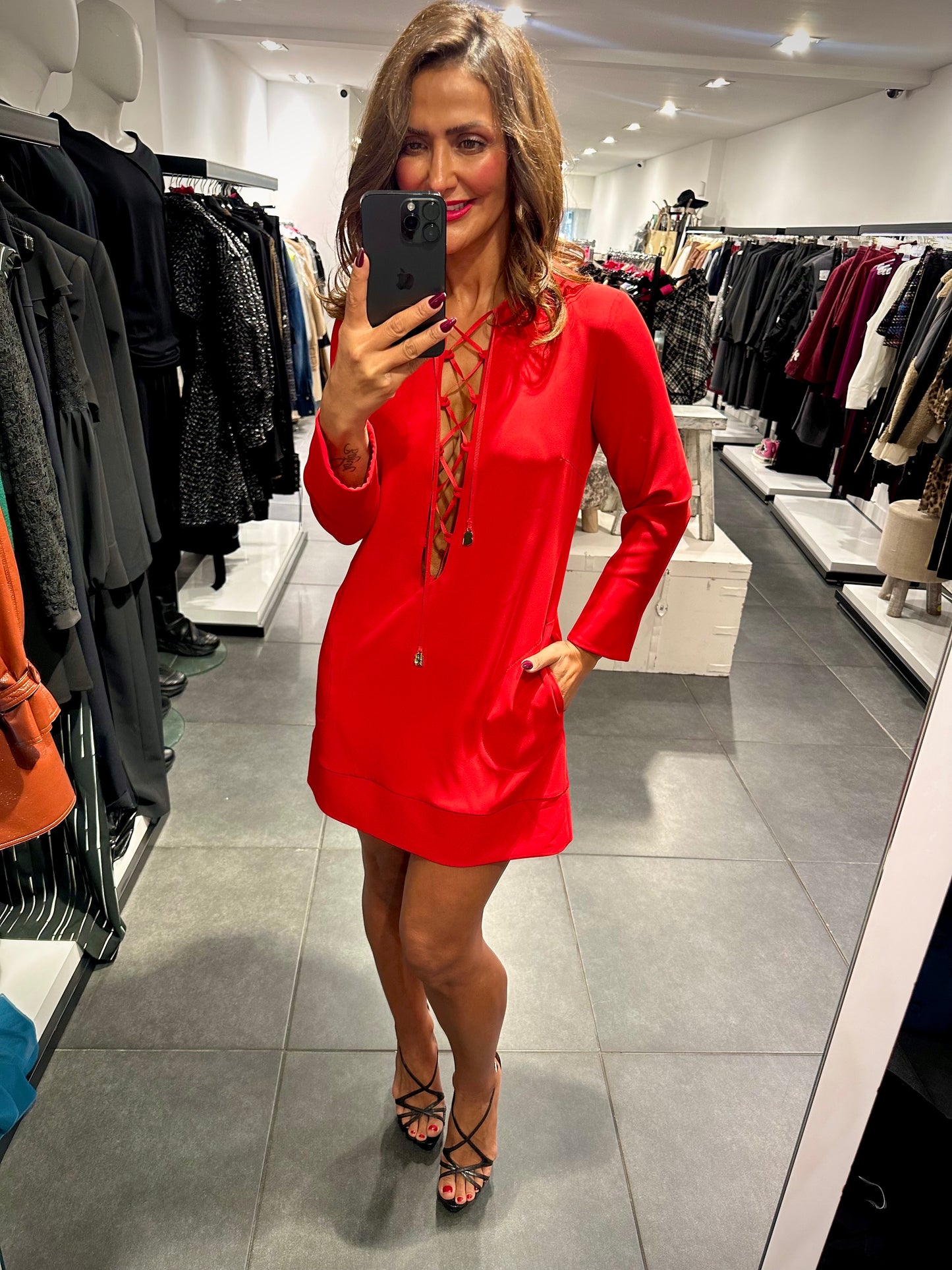 Babylon dress Red