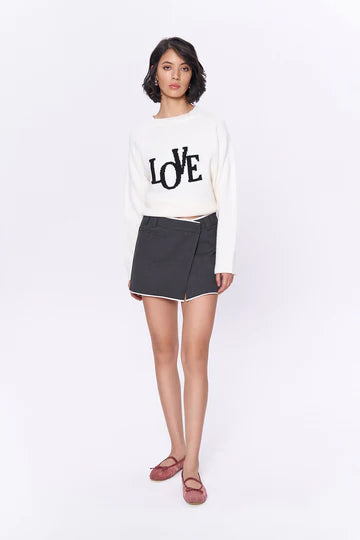 Quzu skirt grey