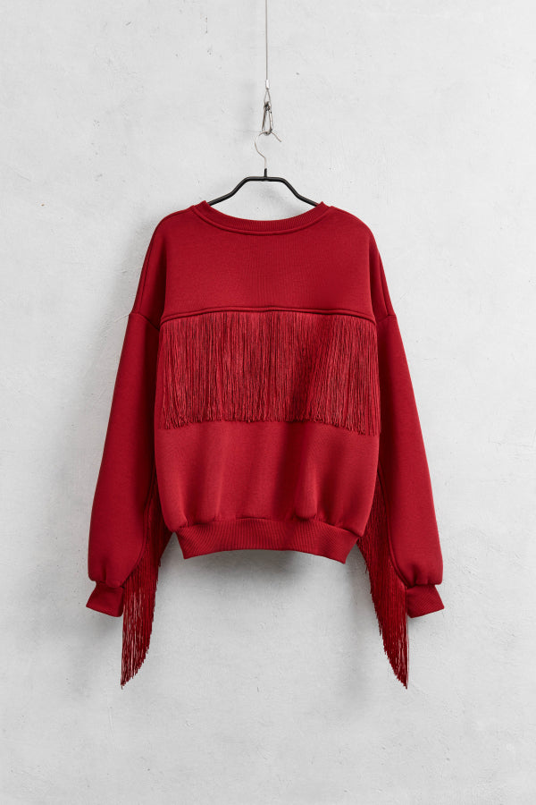 Sweatshirt franje