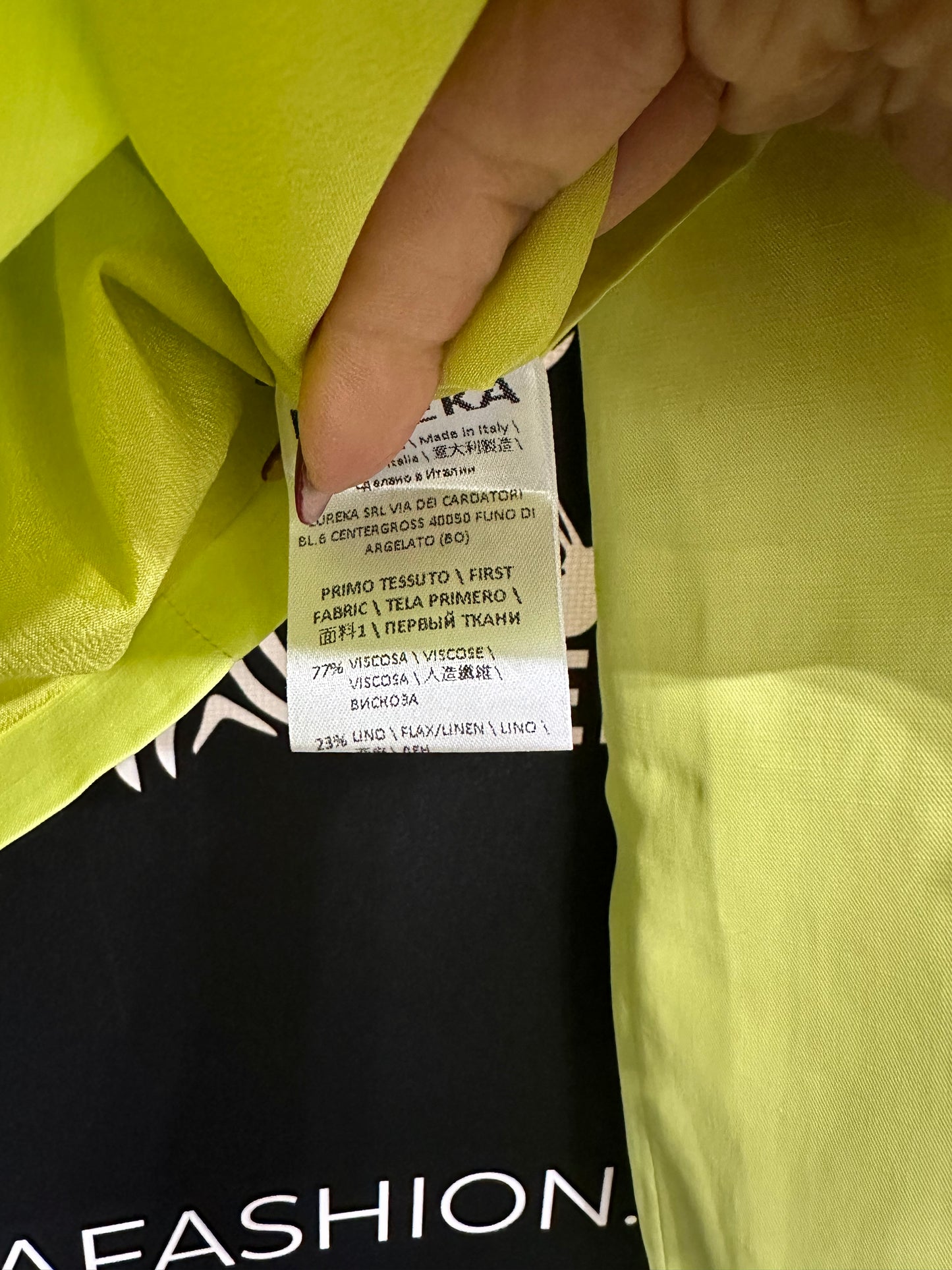 Babylon cargo pants neon