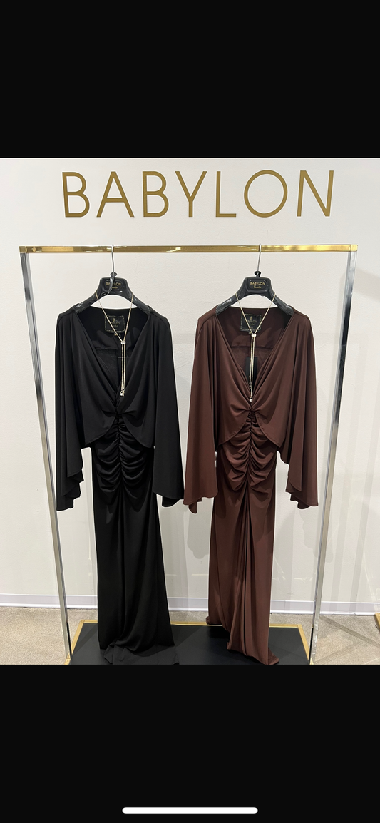 Babylon dress choco