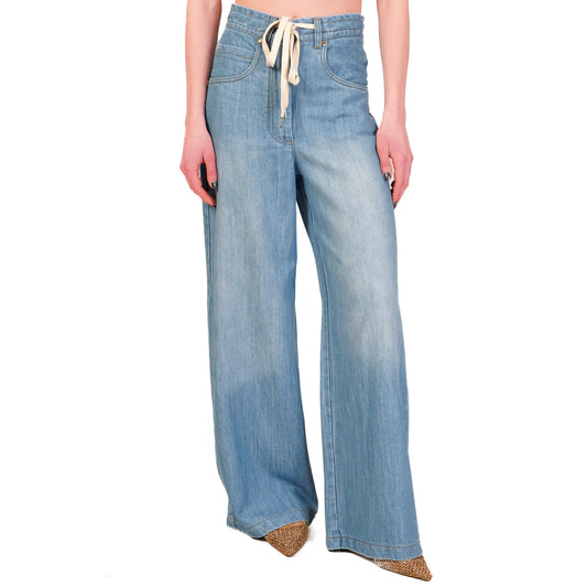 Motel denim pants wide leg