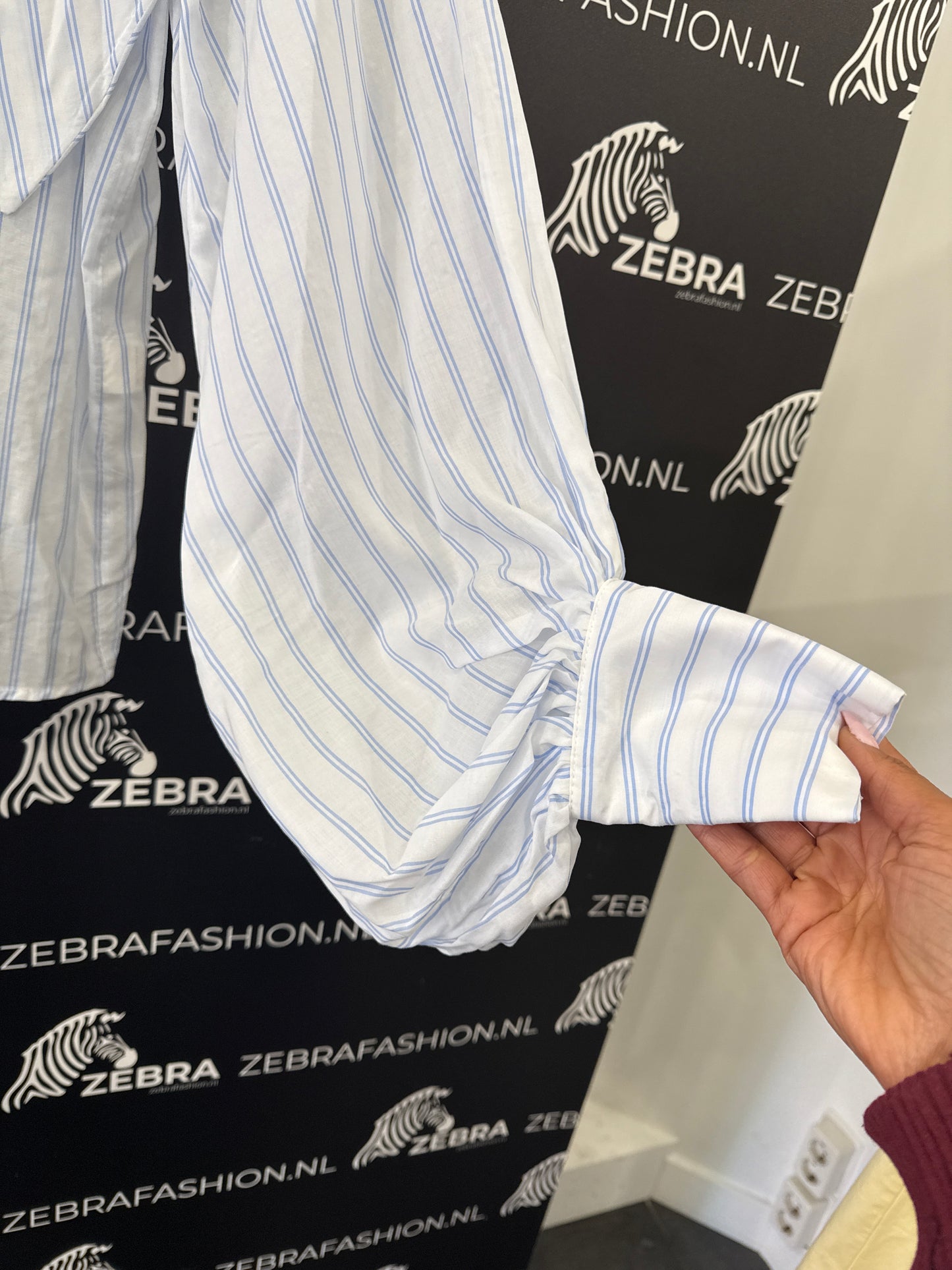 Motel blouse stripe