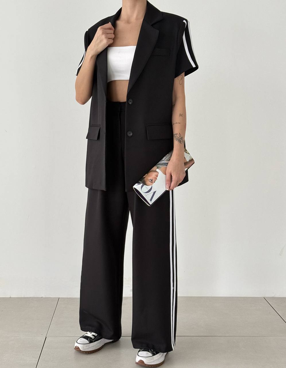 Quzu pants stripe