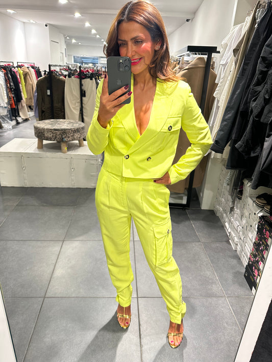 Babylon cargo pants neon