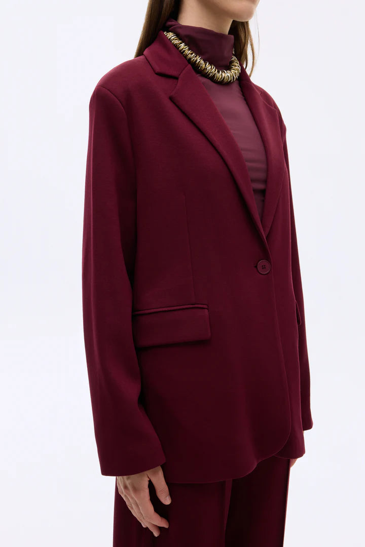 Quzu bordo blazer