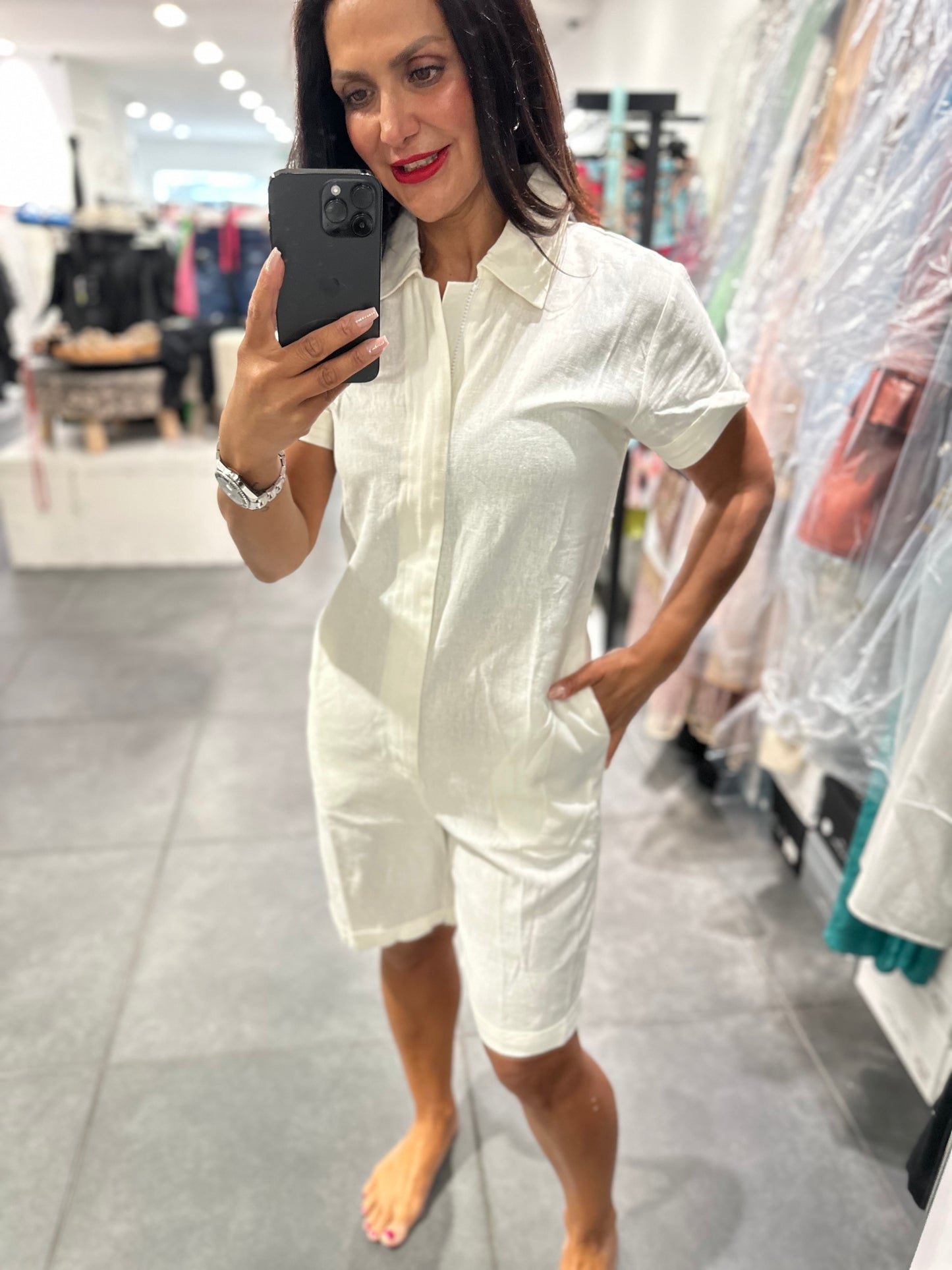 Xconcept jumpsuit offwhite