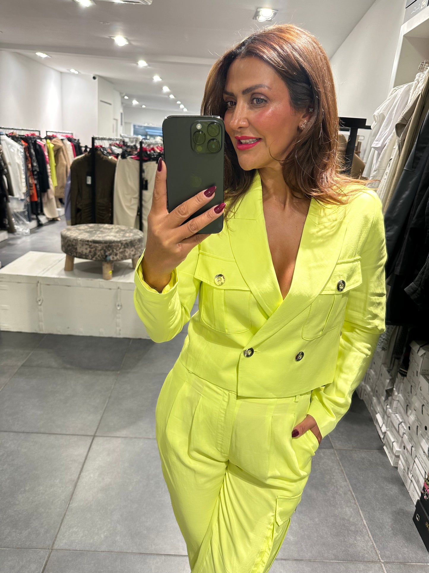 Babylon blazer neon