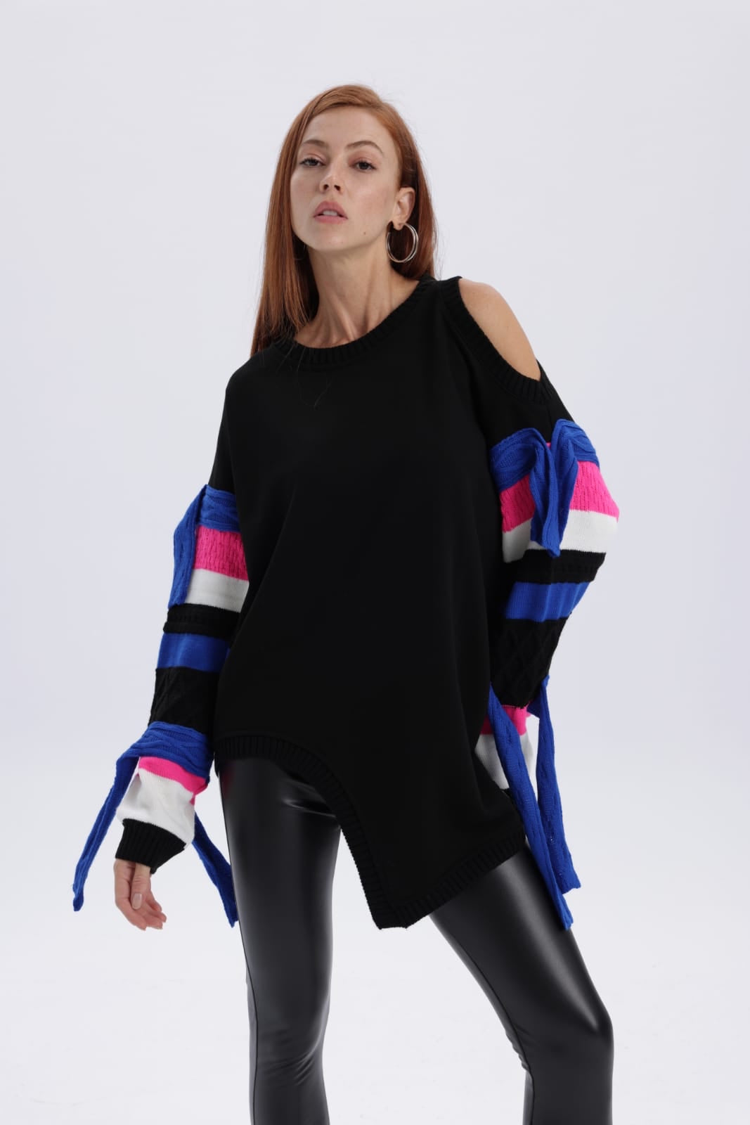 Re-design sweater multicolor