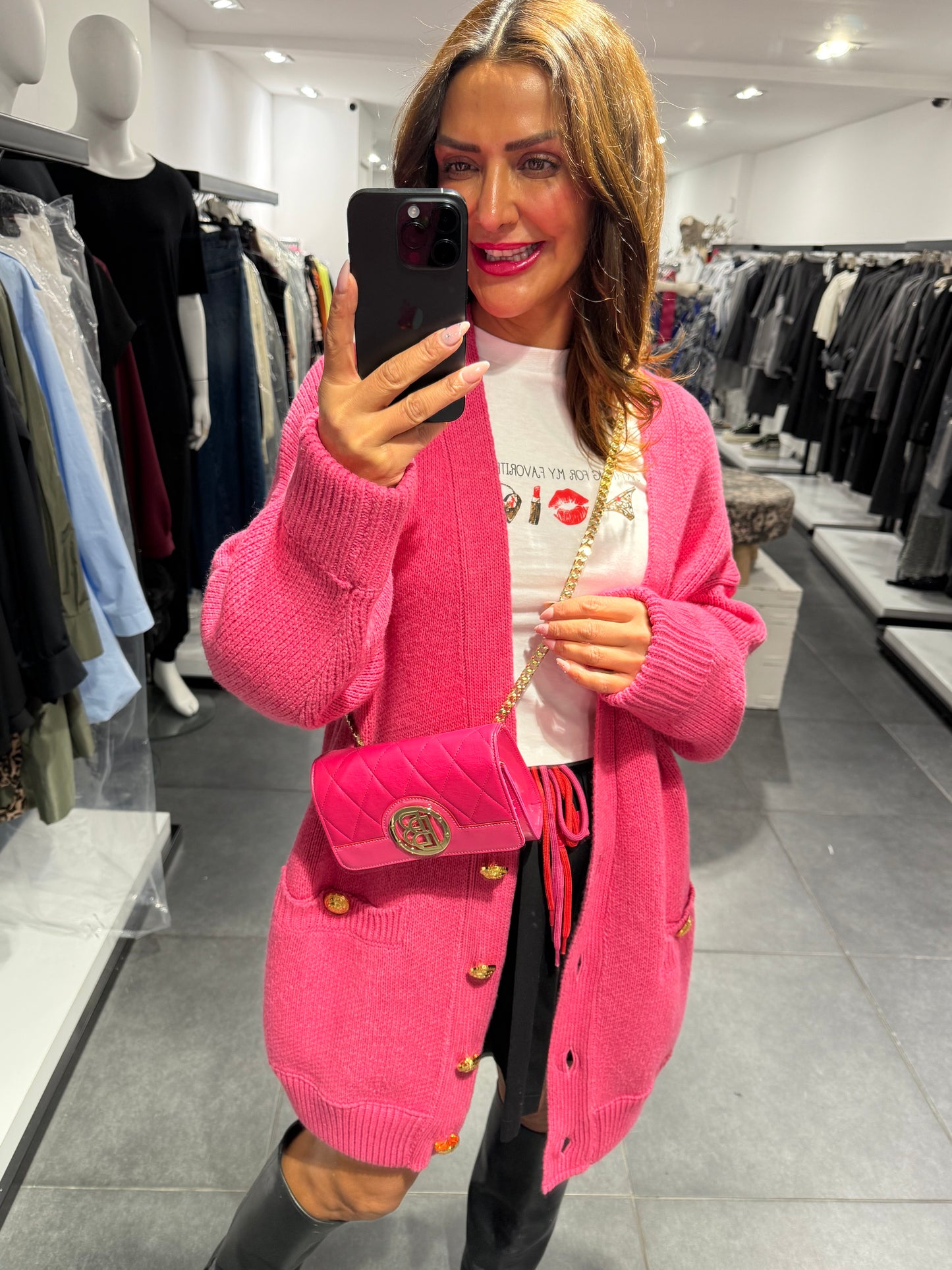 Babylon cardigan pink