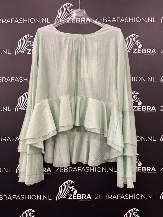 Tensione in blouse flamingo