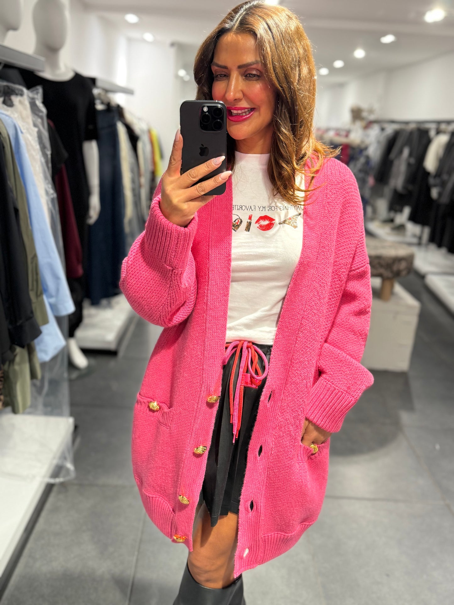Babylon cardigan pink