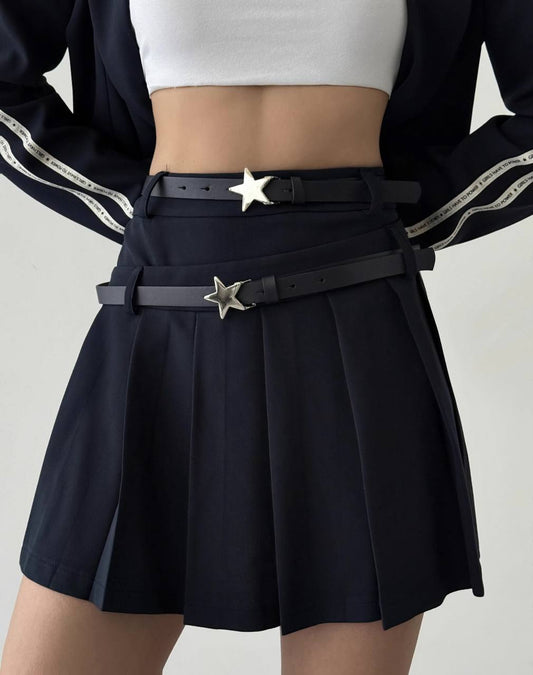 Quzu skirt marine