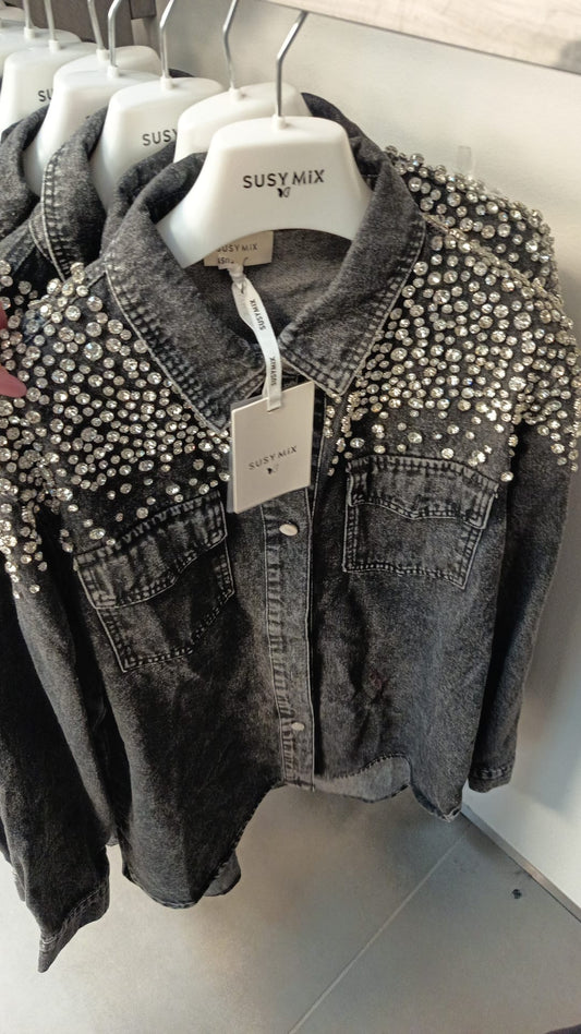 Susymix jeans jacket strass