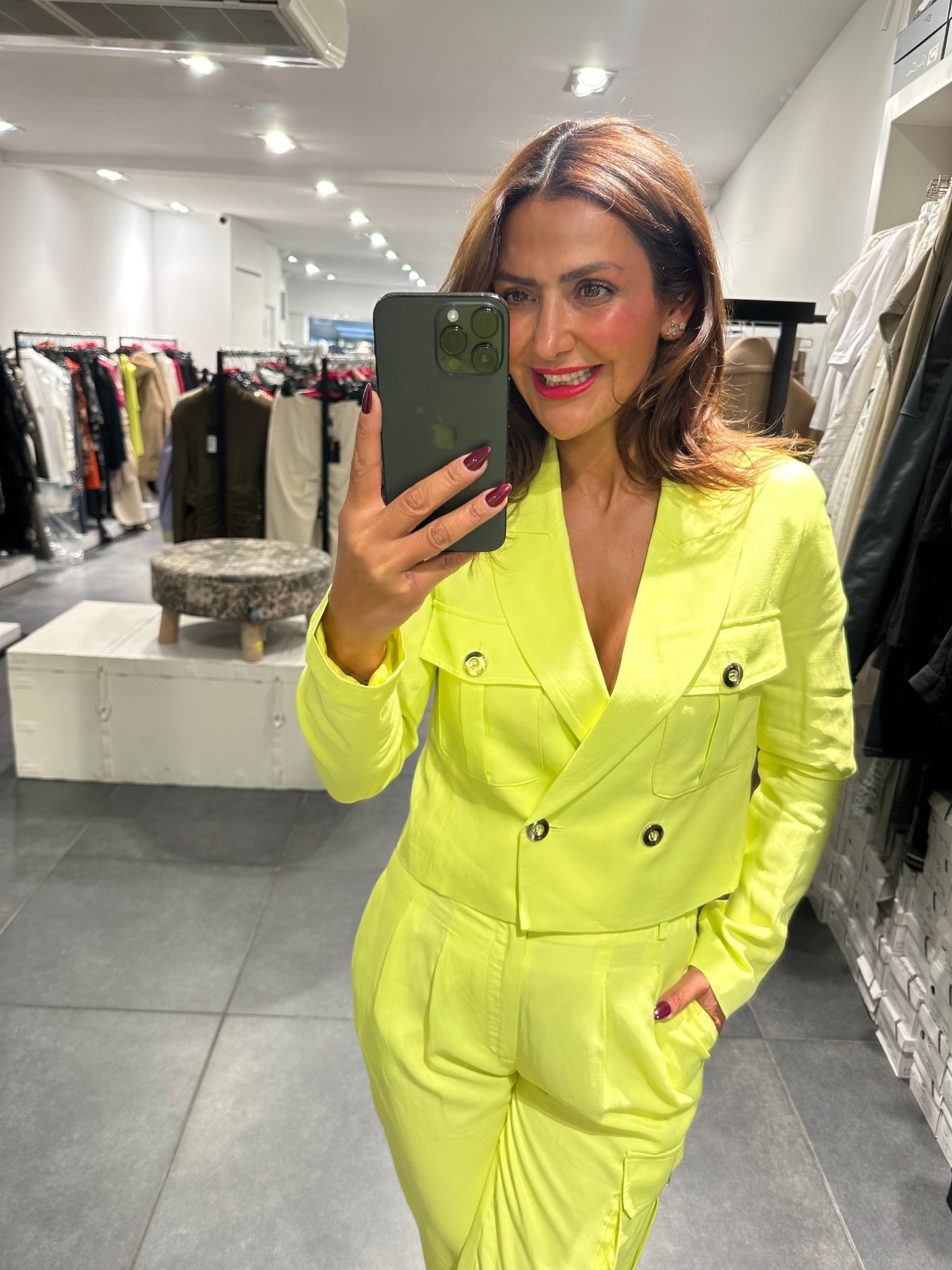 Babylon blazer neon