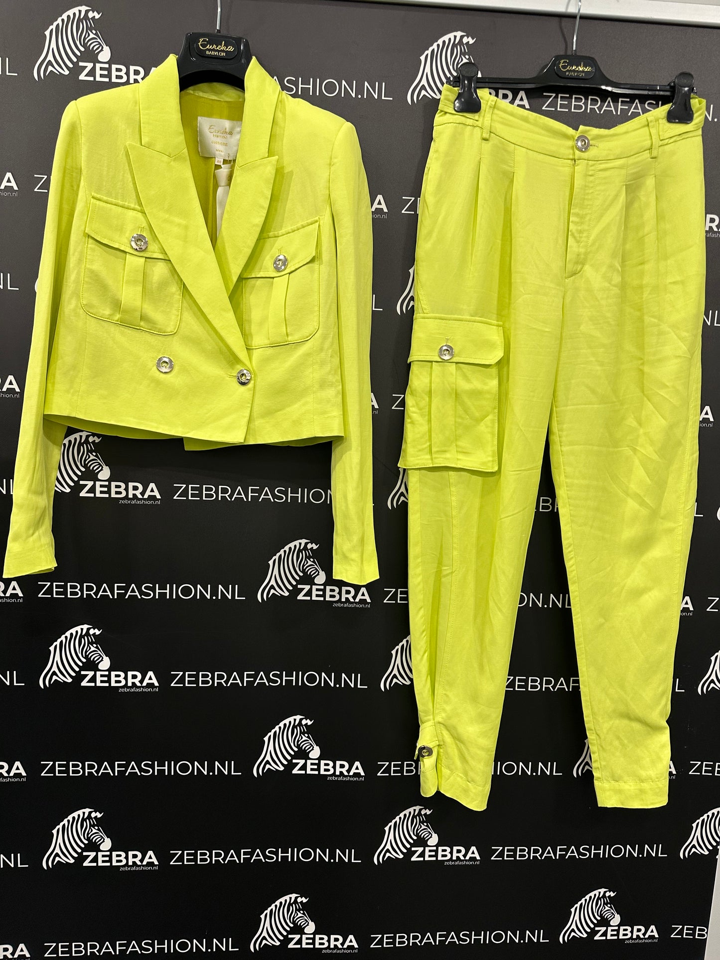 Babylon cargo pants neon