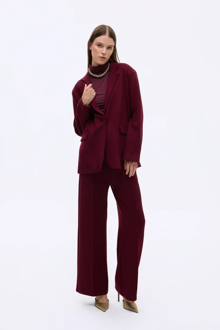 Quzu bordo blazer