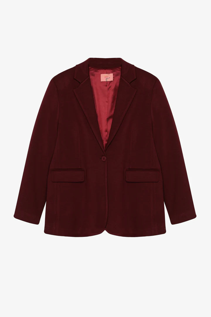 Quzu bordo blazer