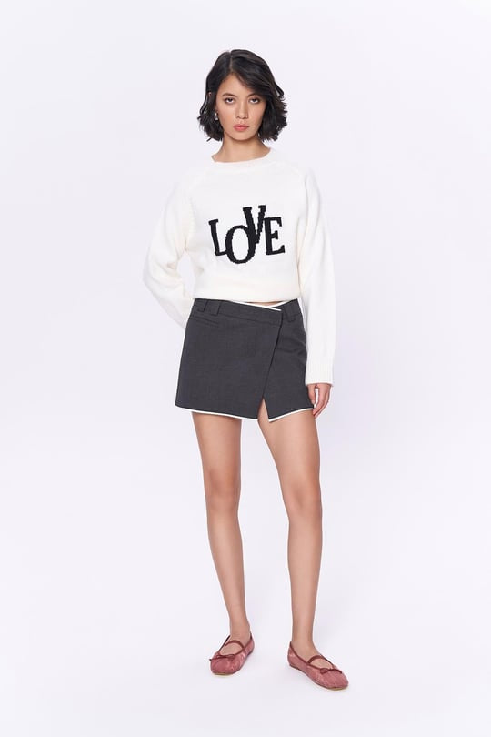 Quzu skirt grey