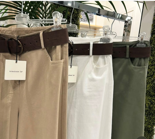 Tensione in big palazzo pants