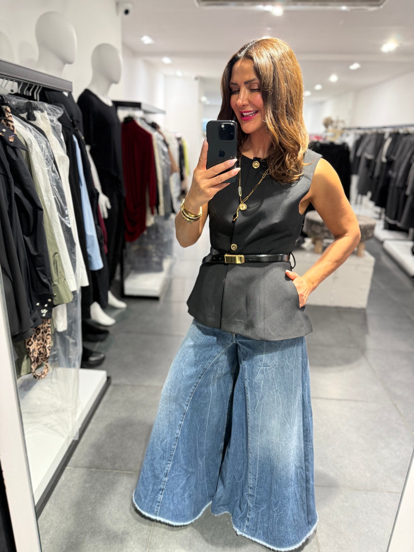 Babylon Jeans pants Flair baggy
