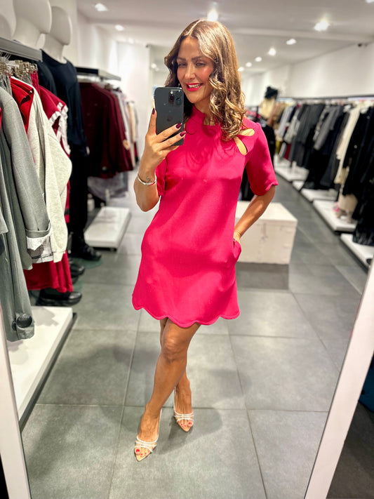 Babylon dress mini fuxia