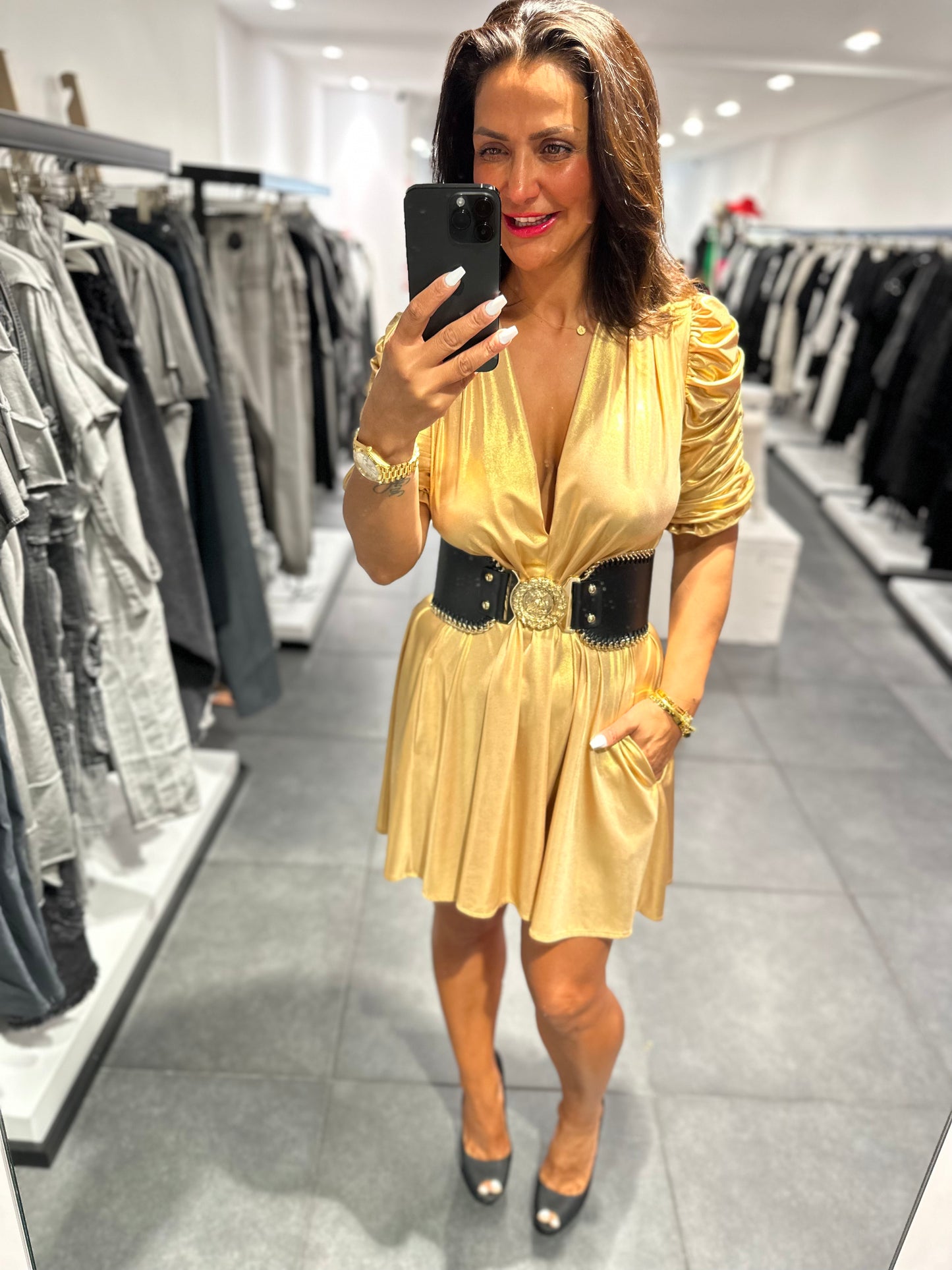 Babylon Dress Gold exclusive