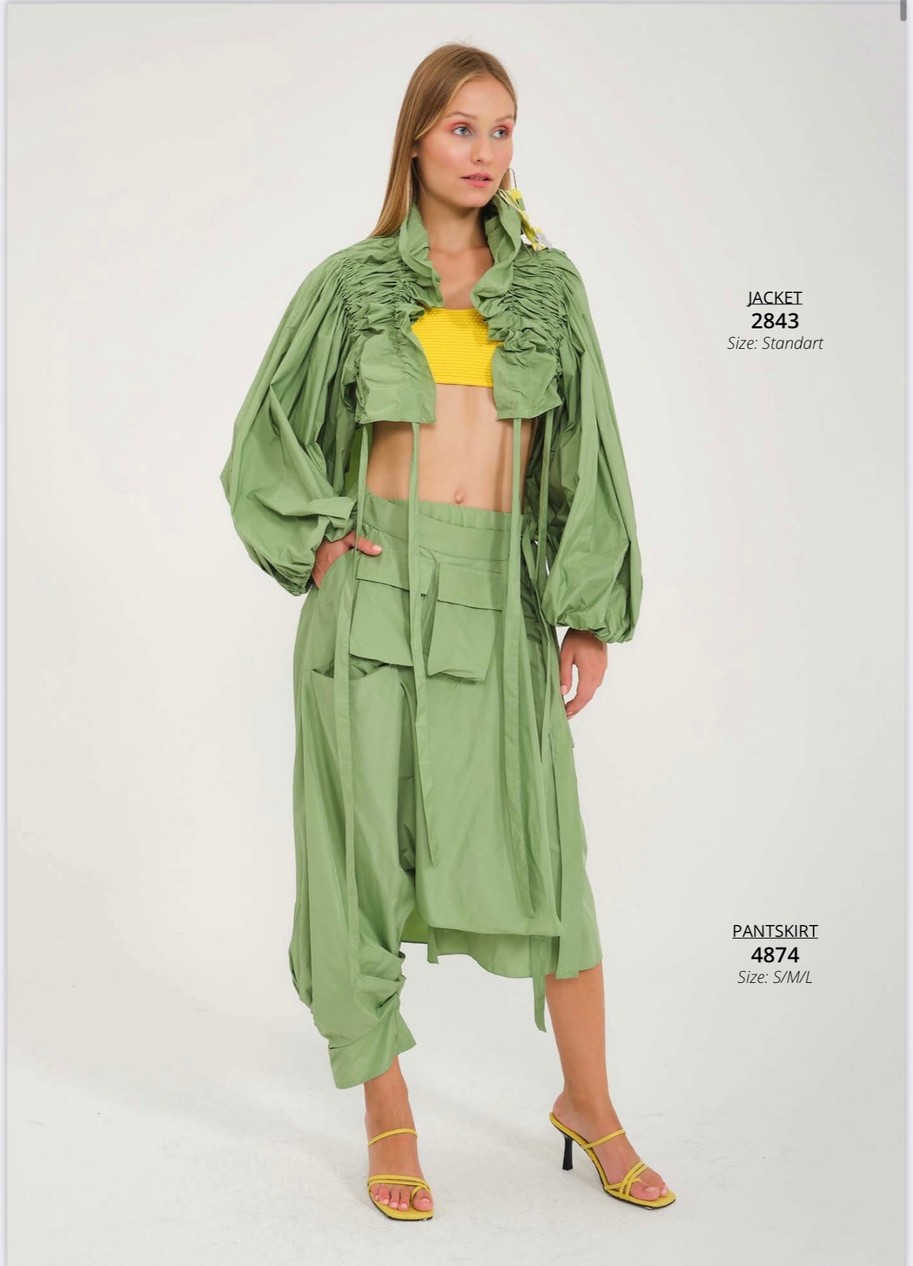 Caraclan pants asymetrich