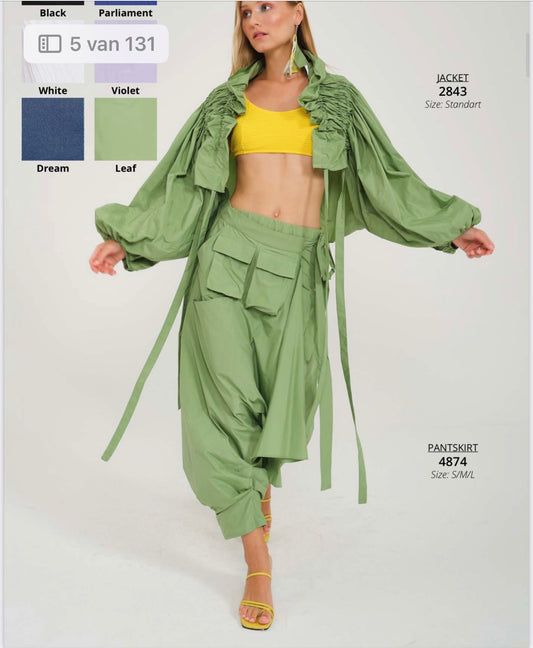 Caraclan pants asymetrich