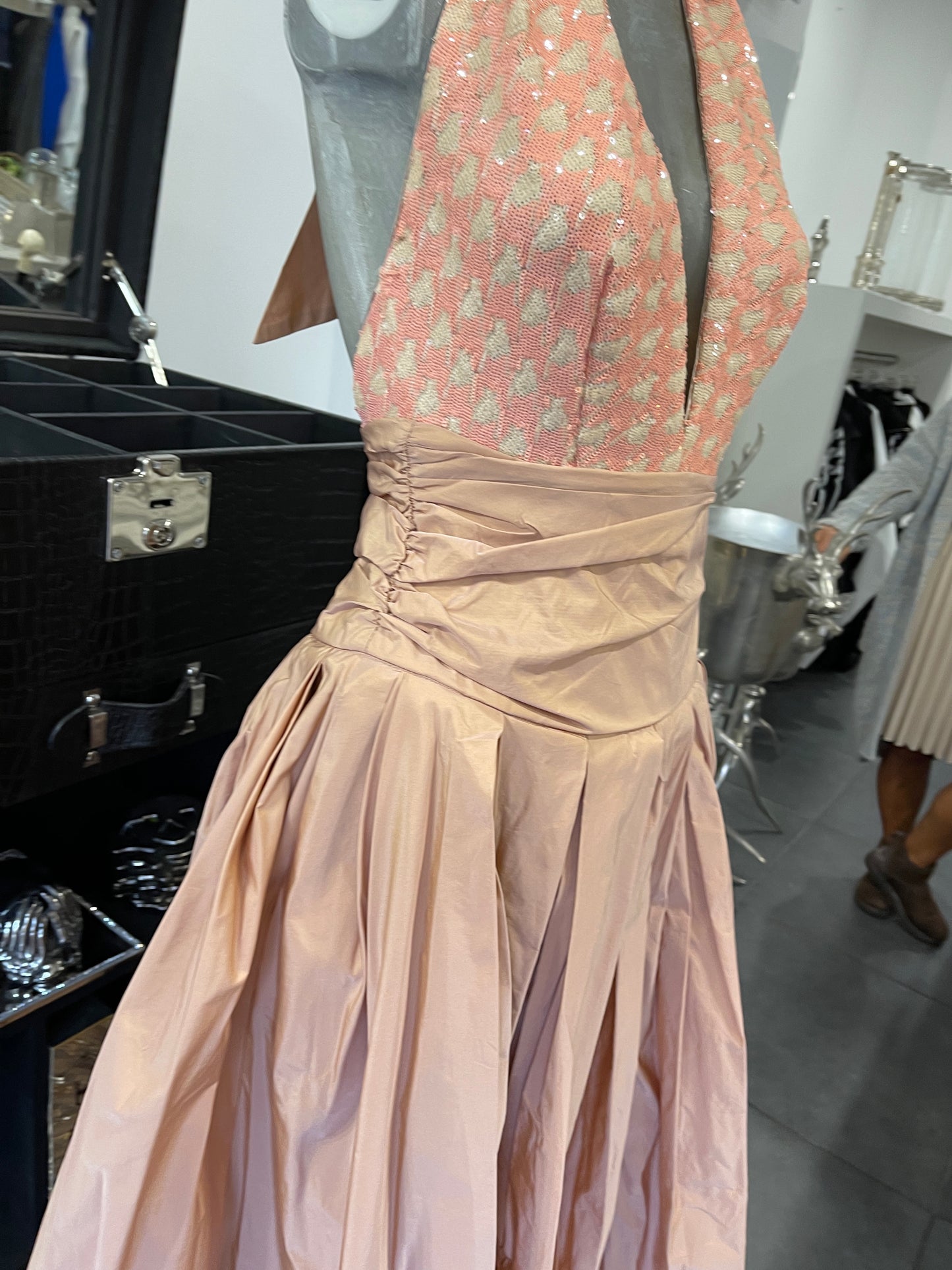 Babylon Skirt lungo Pudra