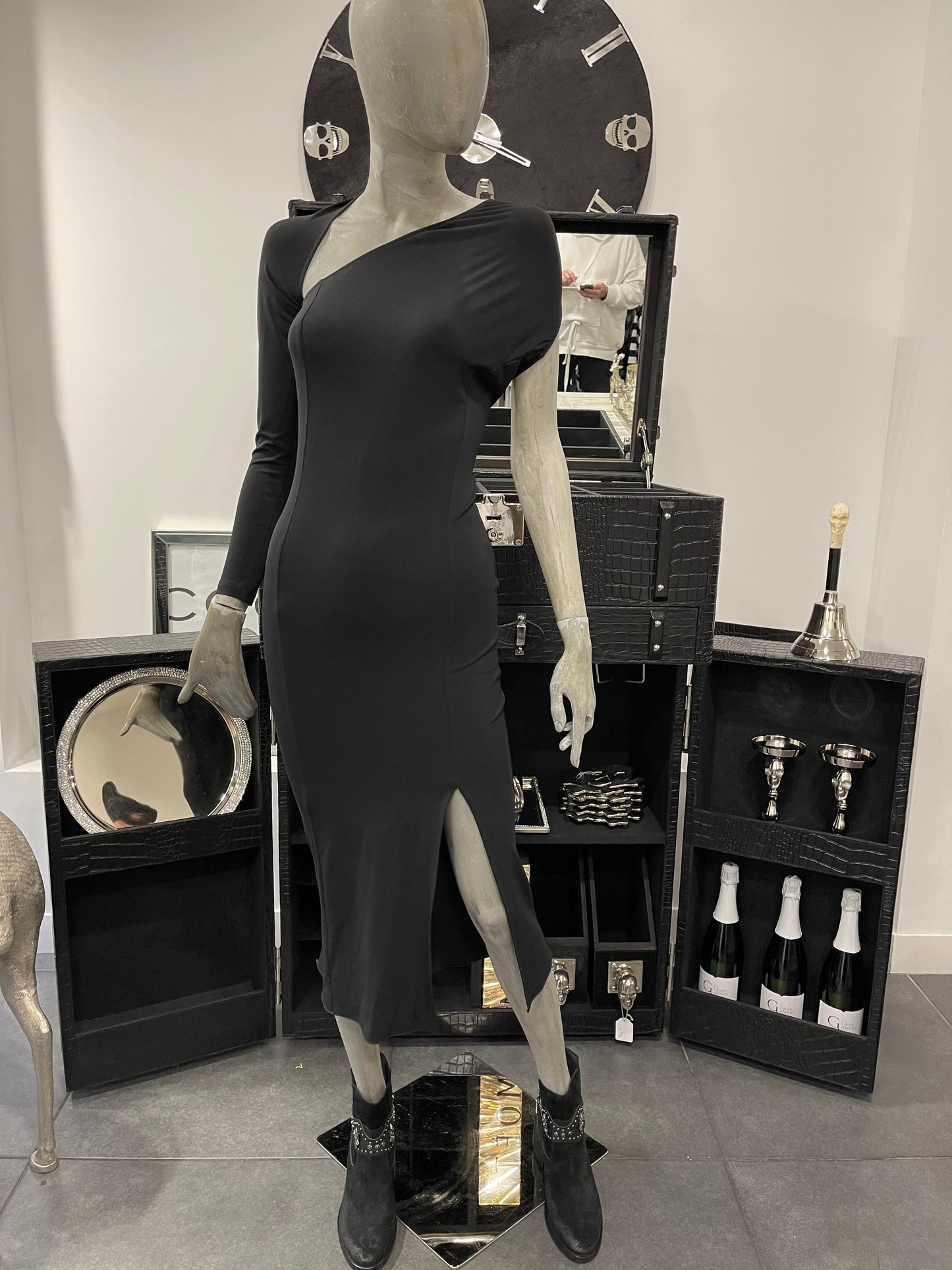Babylon Dress Black strech